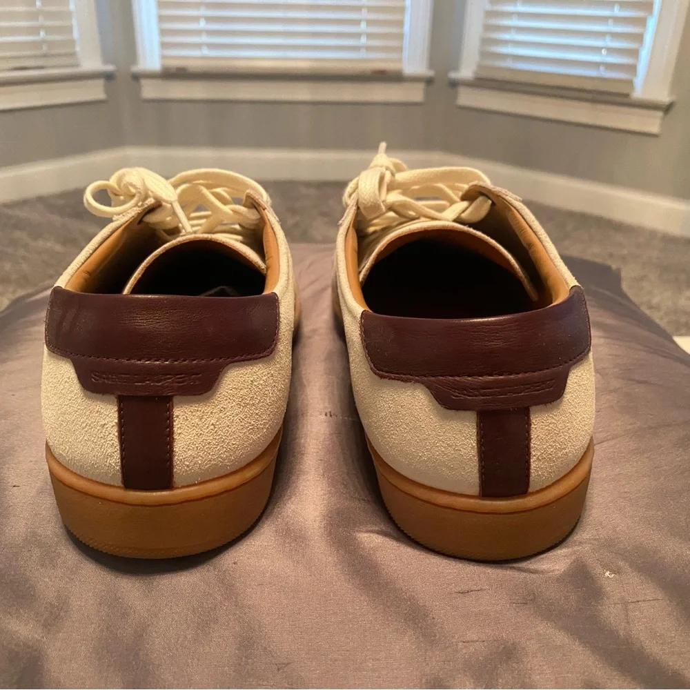 Saint Laurent Cream and Brown Sneakers - Picture 3 of 6